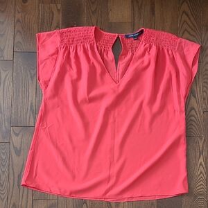 New French Connection Women's Coral Top size 6